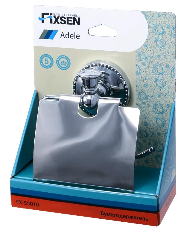 Fixsen Adele FX-55010 Держатель туалетной бумаги с крышкой