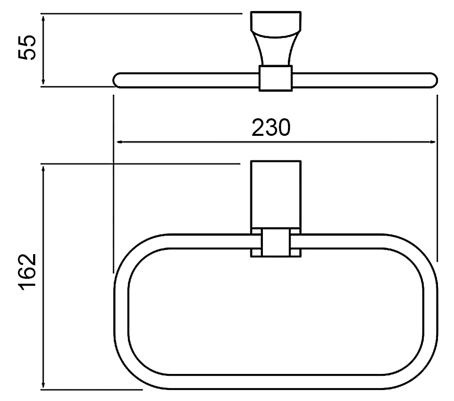 WasserKraft Leine K-5060 Полотенцедержатель-кольцо