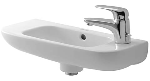 Duravit D-CODE 070650 82  Раковина 500х220 (смеситель справа)