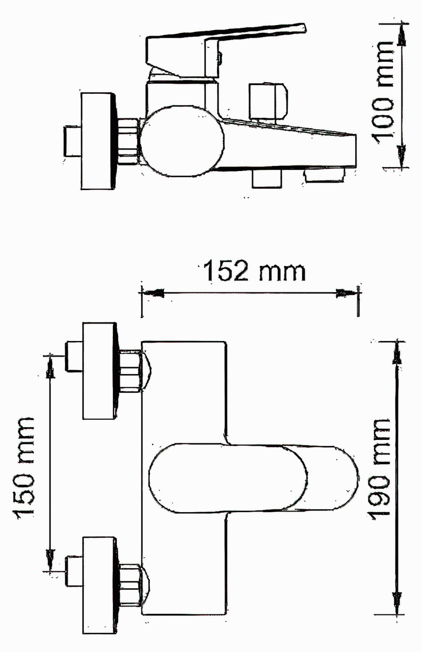 WasserKraft Donau 5301 Смеситель для ванны