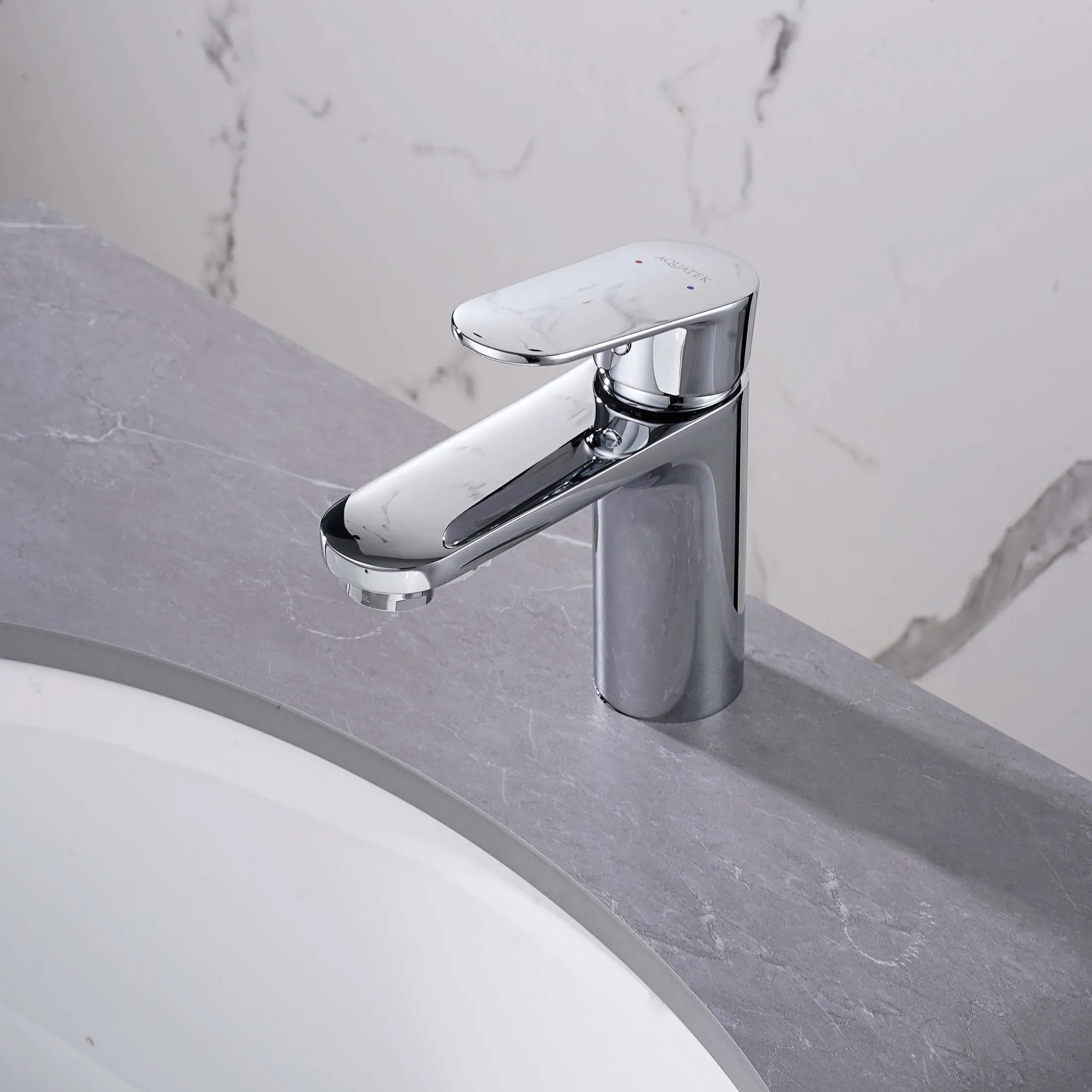 Aquatek Ника AQ1810CR Смеситель для раковины (хром)