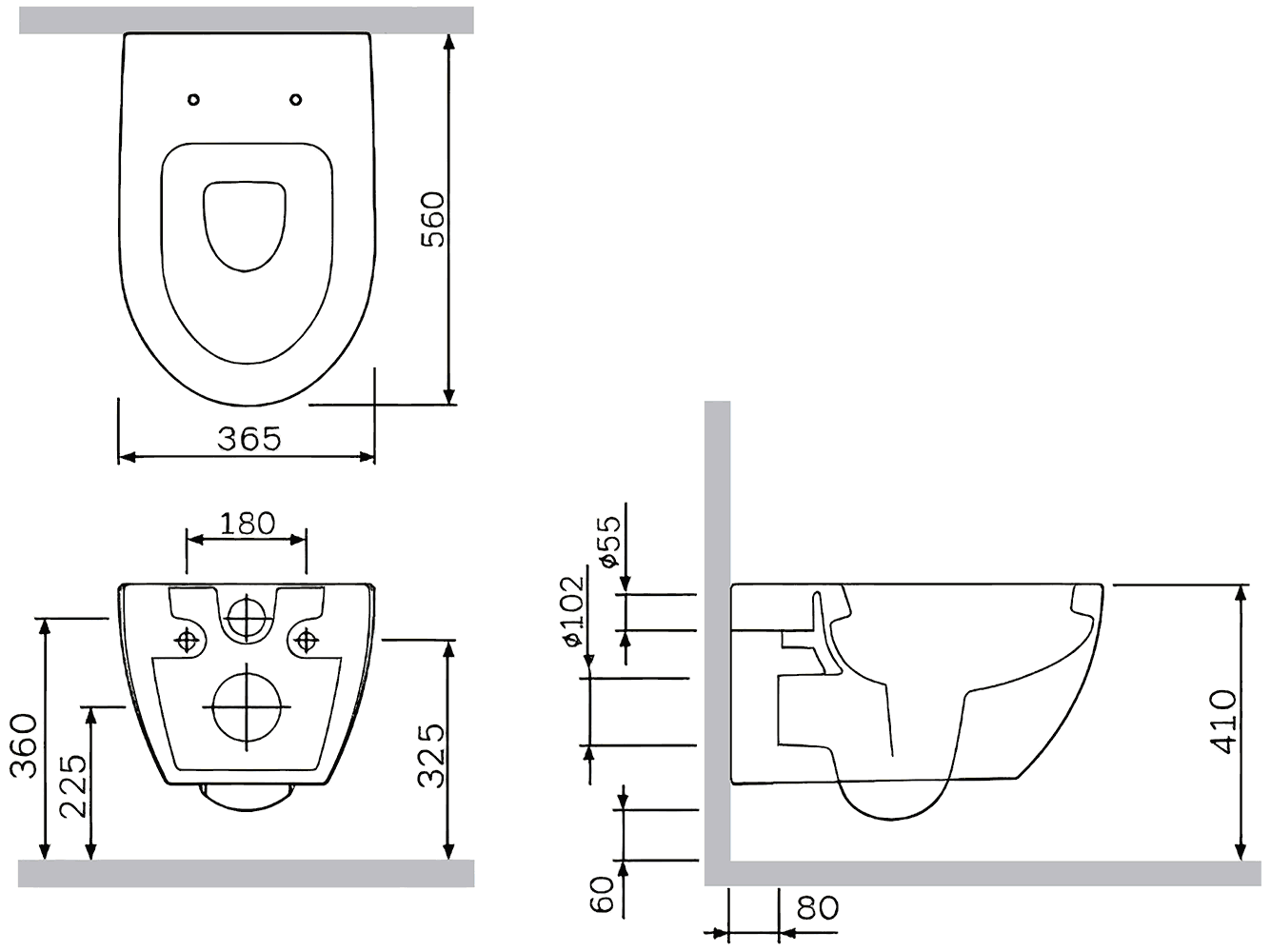 AM·PM Awe 17967 Унитаз подвесной с сиденьем SoftClose