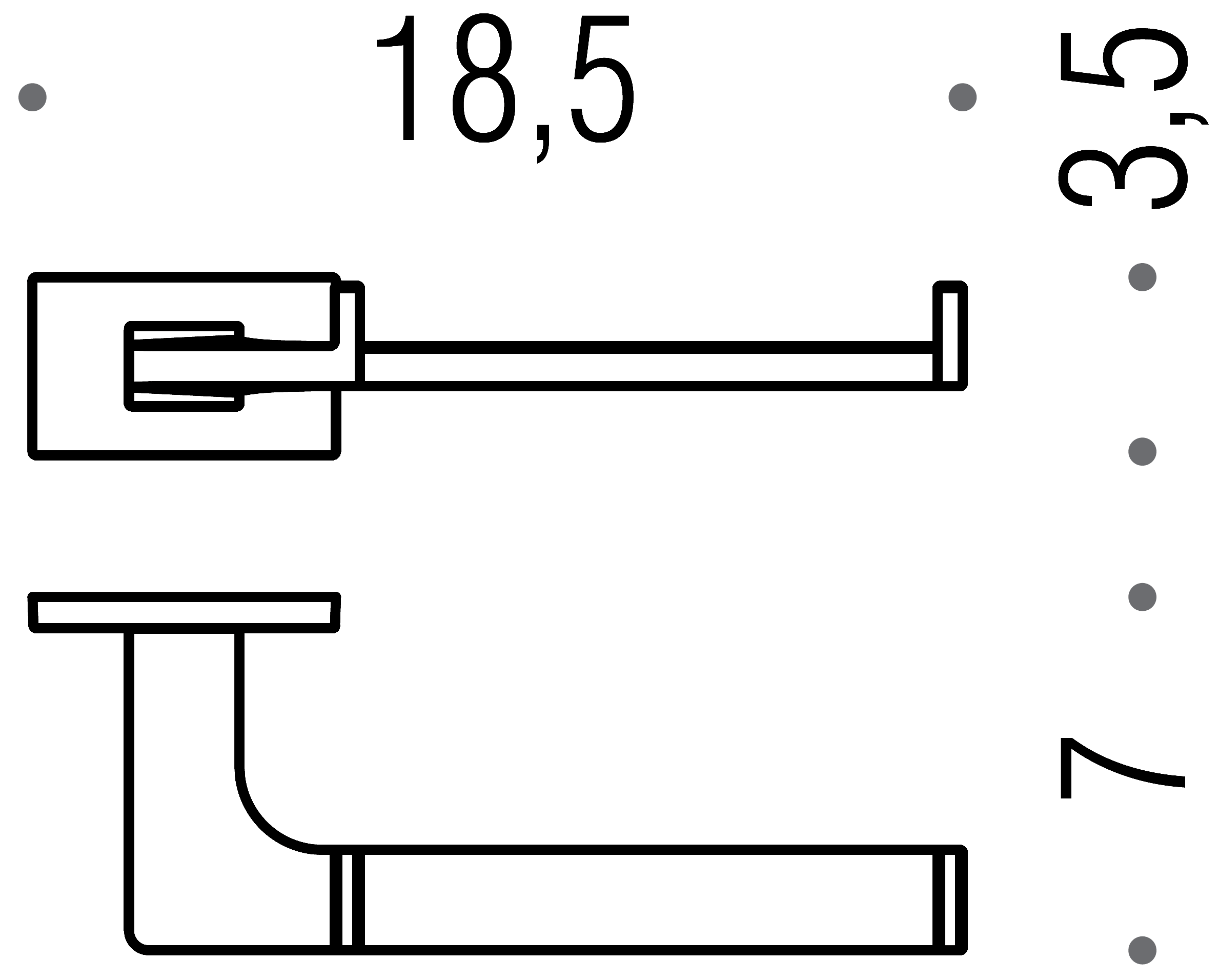 Colombo Look B1608 BM Держатель туалетной бумаги (белый)