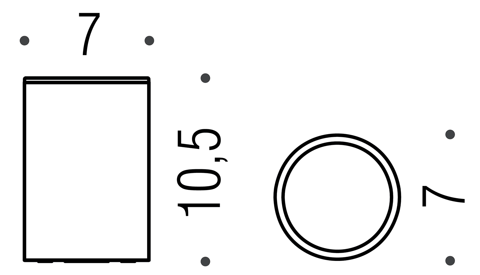 Colombo Plus W4941 Стакан настольный