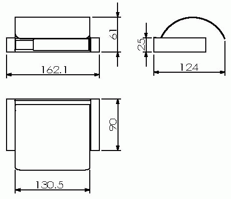 Langberger Vico 30041A Держатель туалетной бумаги с крышкой