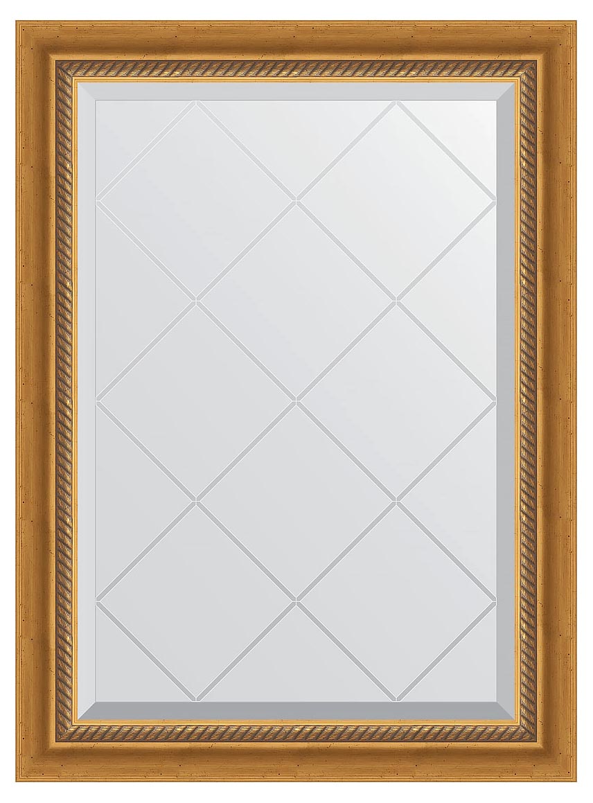 Evoform Exclusive-G BY4088 Зеркало с гравировкой в багетной раме 63x86