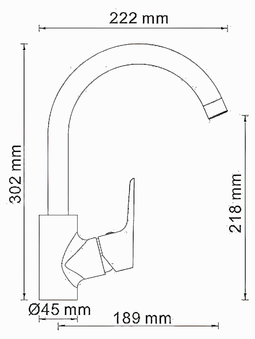 WasserKraft Lippe 4507 Смеситель для кухни