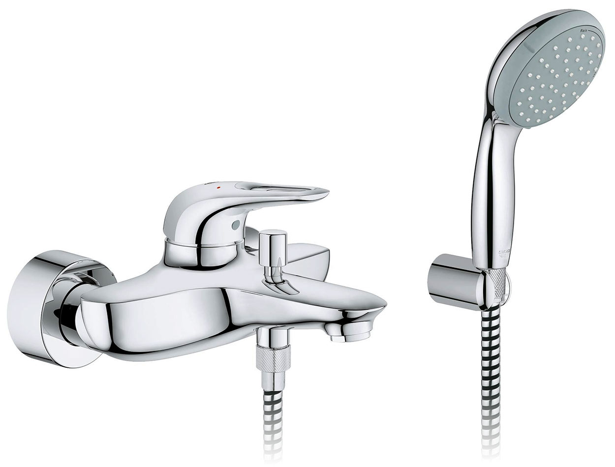 Grohe Eurostyle 33592 003 Смеситель для ванны с душевым набором