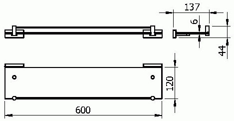 Langberger Alster 10951A Полка 60 см