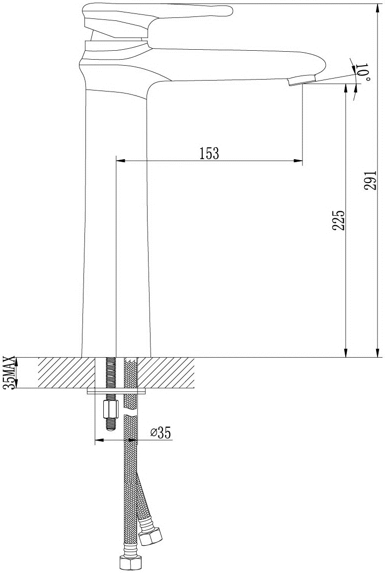 Lemark Status LM4409C Смеситель для раковины