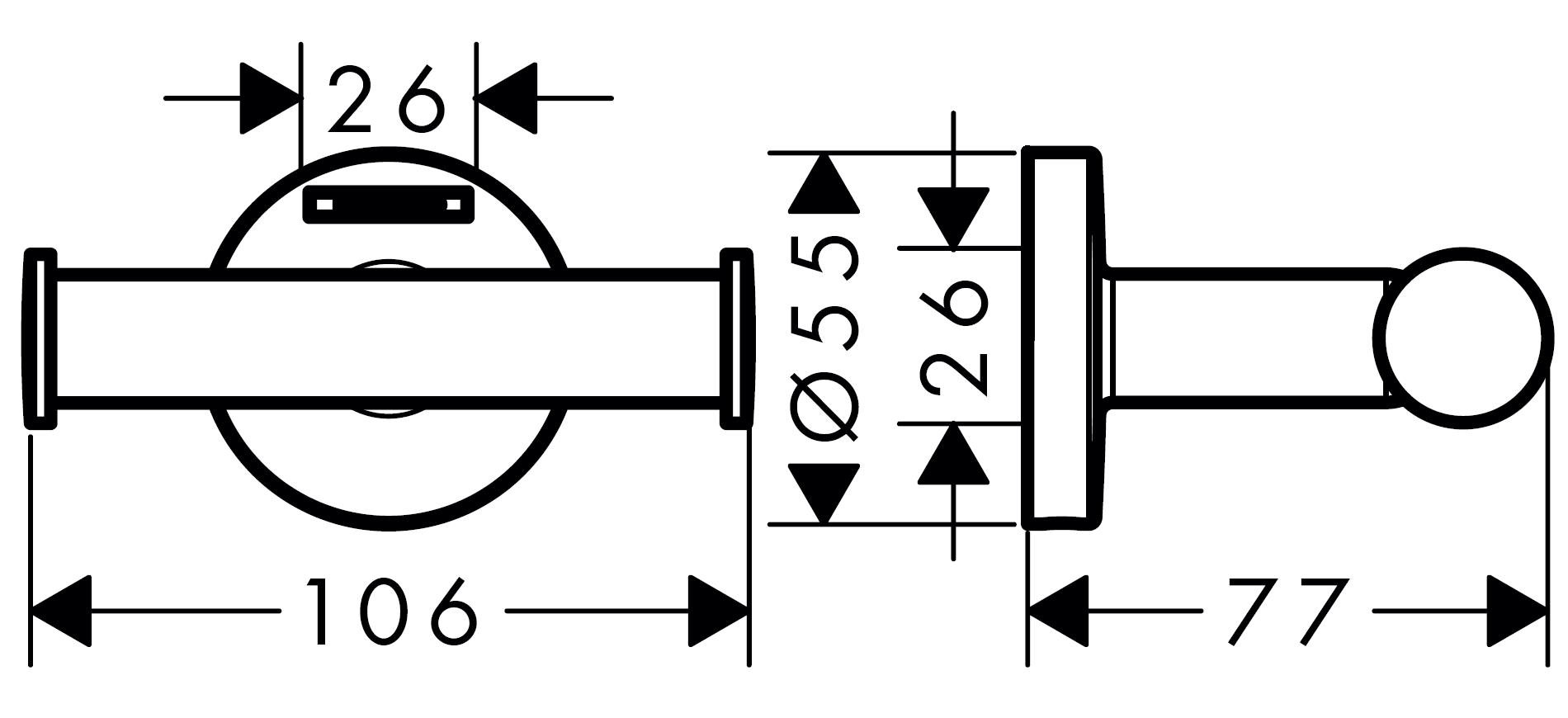 Hansgrohe Logis Universal 41725 000 Крючок двойной