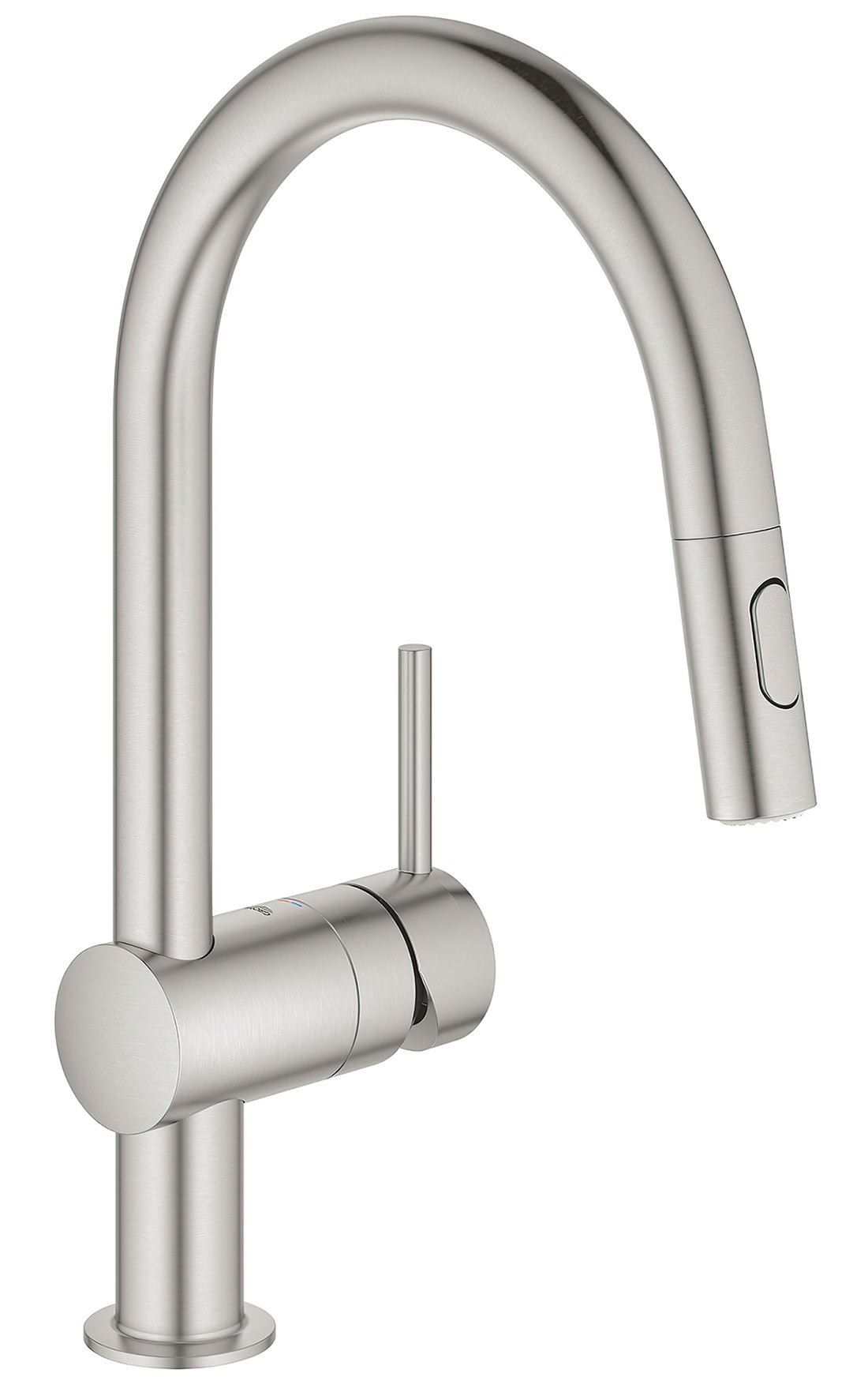 Grohe Minta 32321 DC2 Смеситель кухонный с выдвижным изливом (суперсталь)