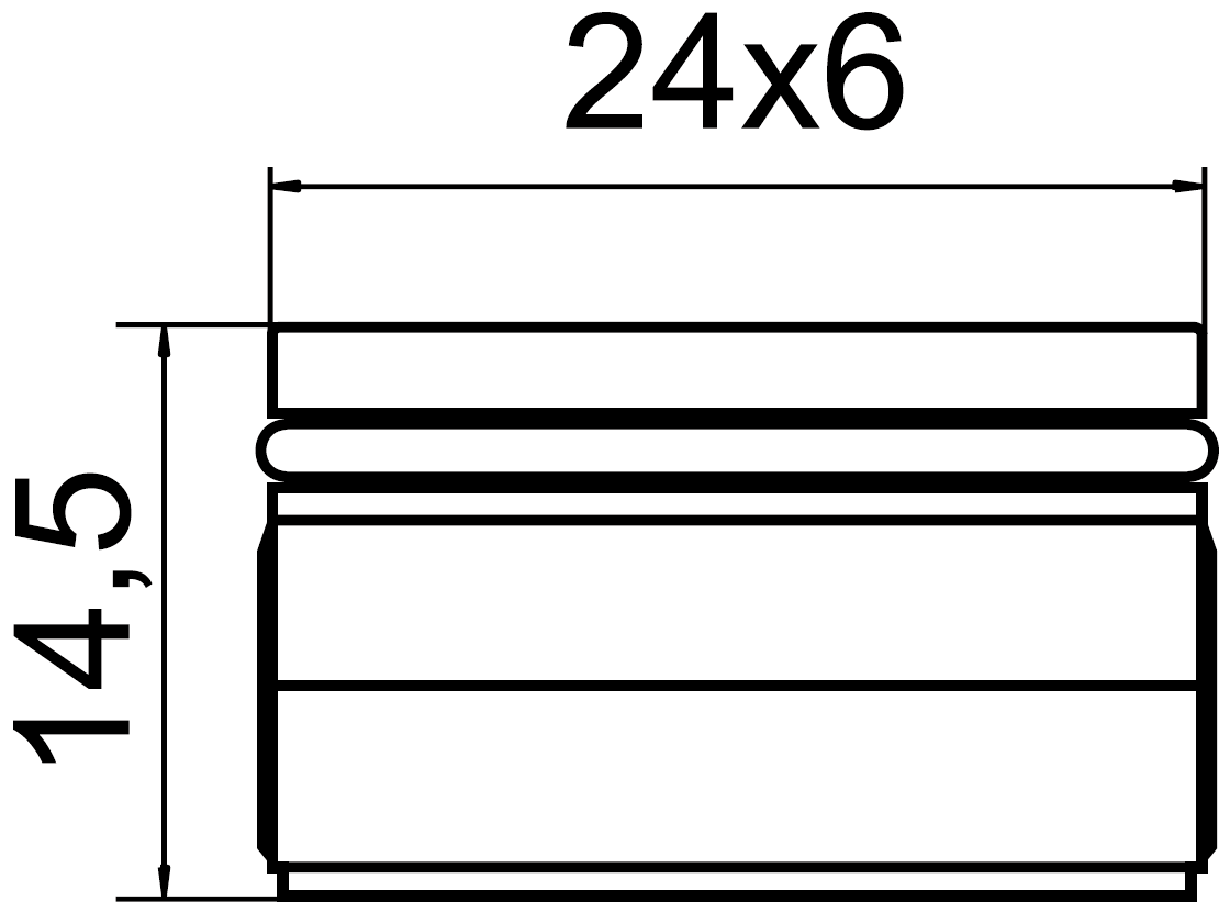 Teka R899085 Аэратор каскадный 24x6 для смесителя 