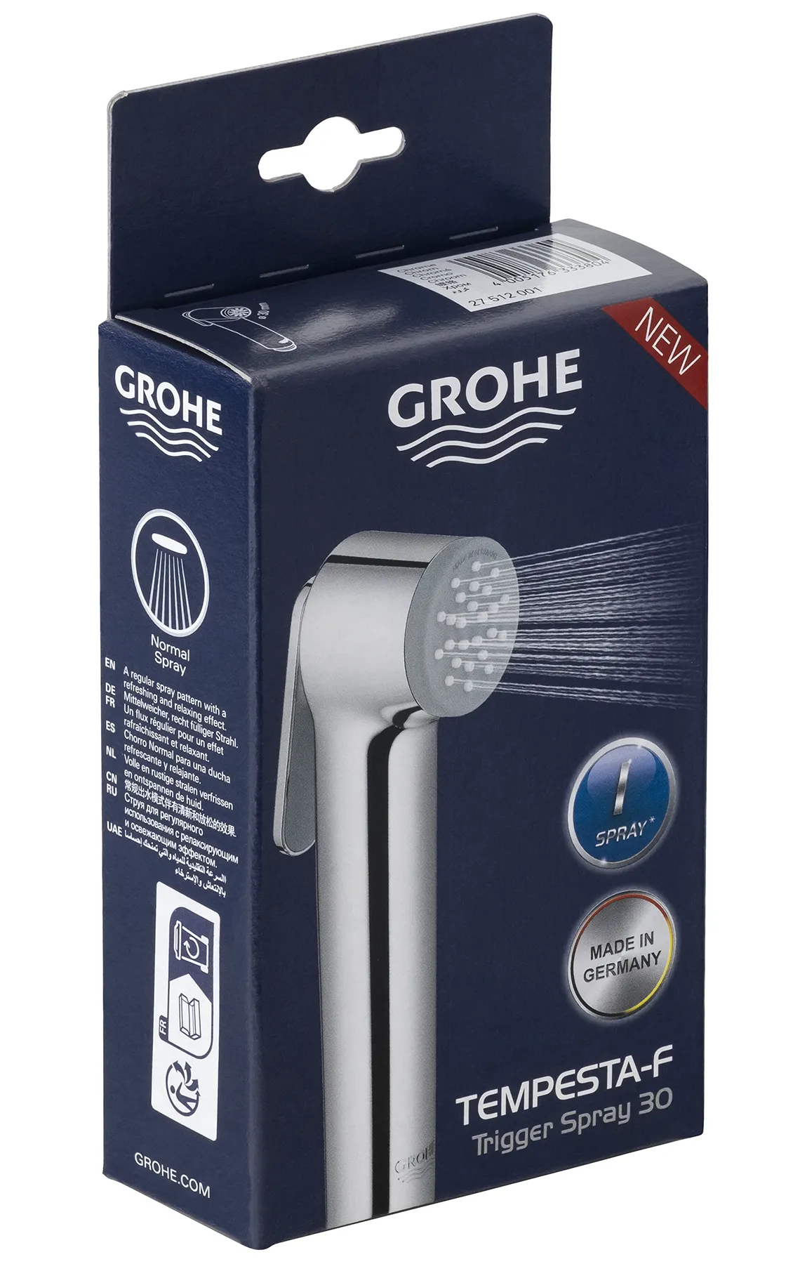 Grohe Tempesta-F 27512 001 Гигиенический душ (хром)