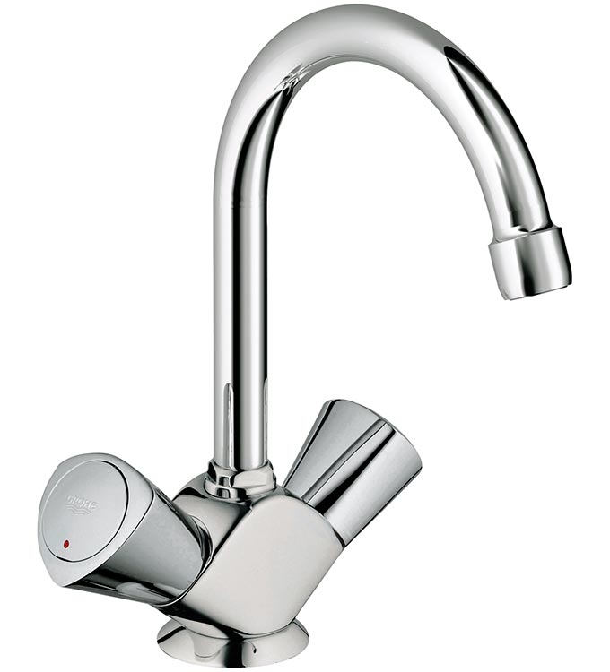 Grohe Costa S 21257 001 Смеситель для раковины с донным клапаном