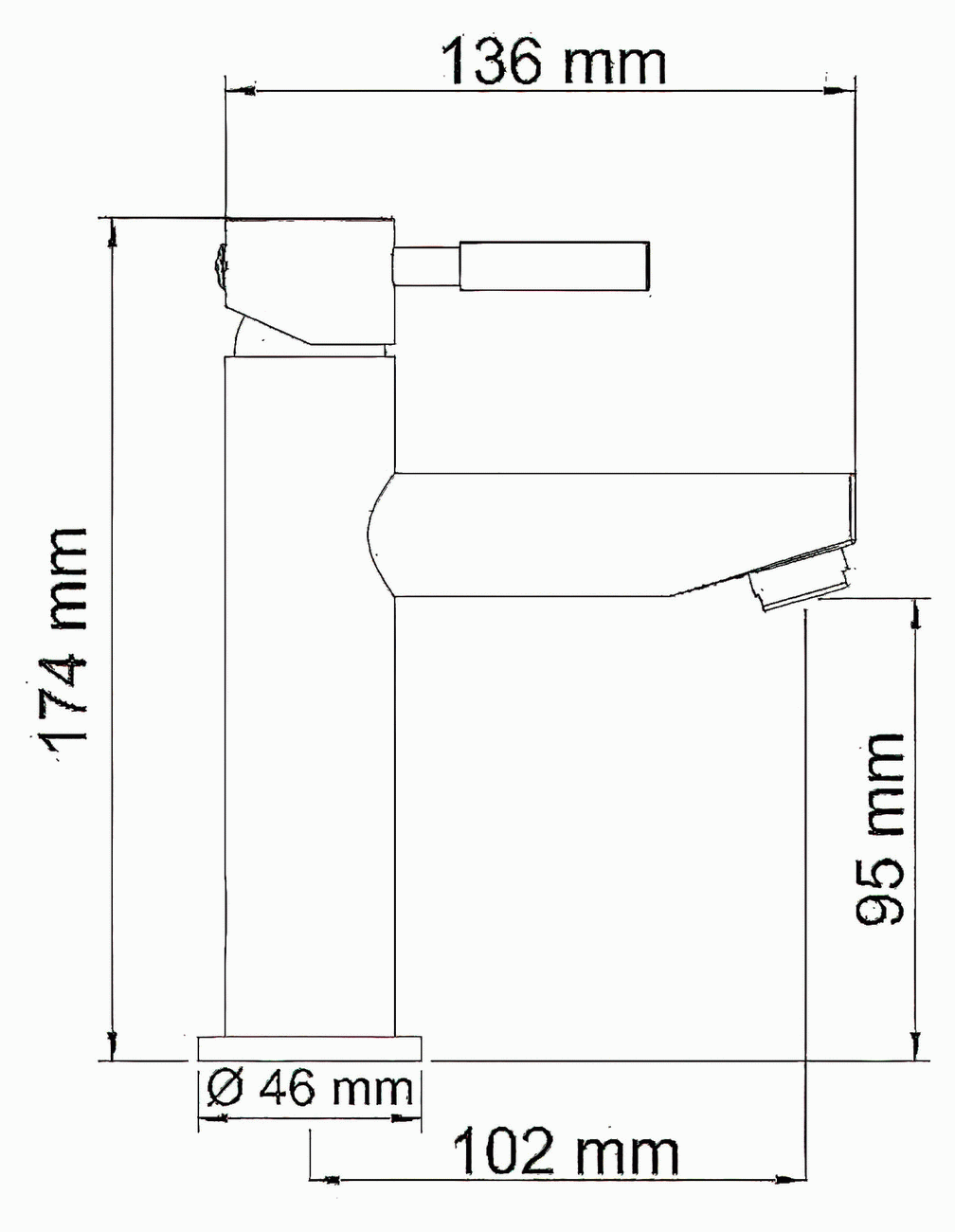 WasserKraft Main 4104 Смеситель для раковины