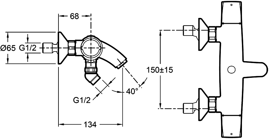 Jacob Delafon Elevation E18874-CP  Смеситель для ванны