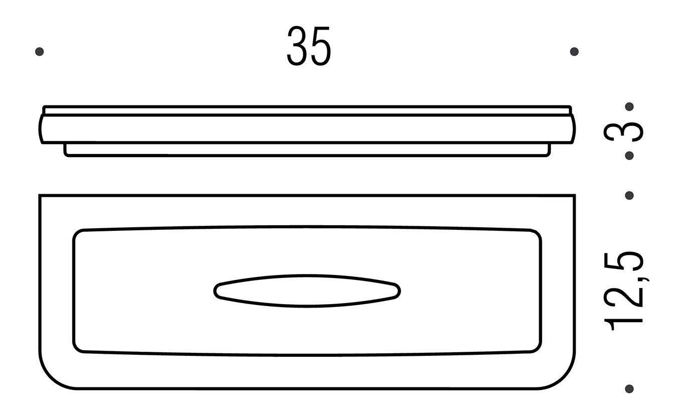 Colombo lulu B6203 Мыльница большая (хром)