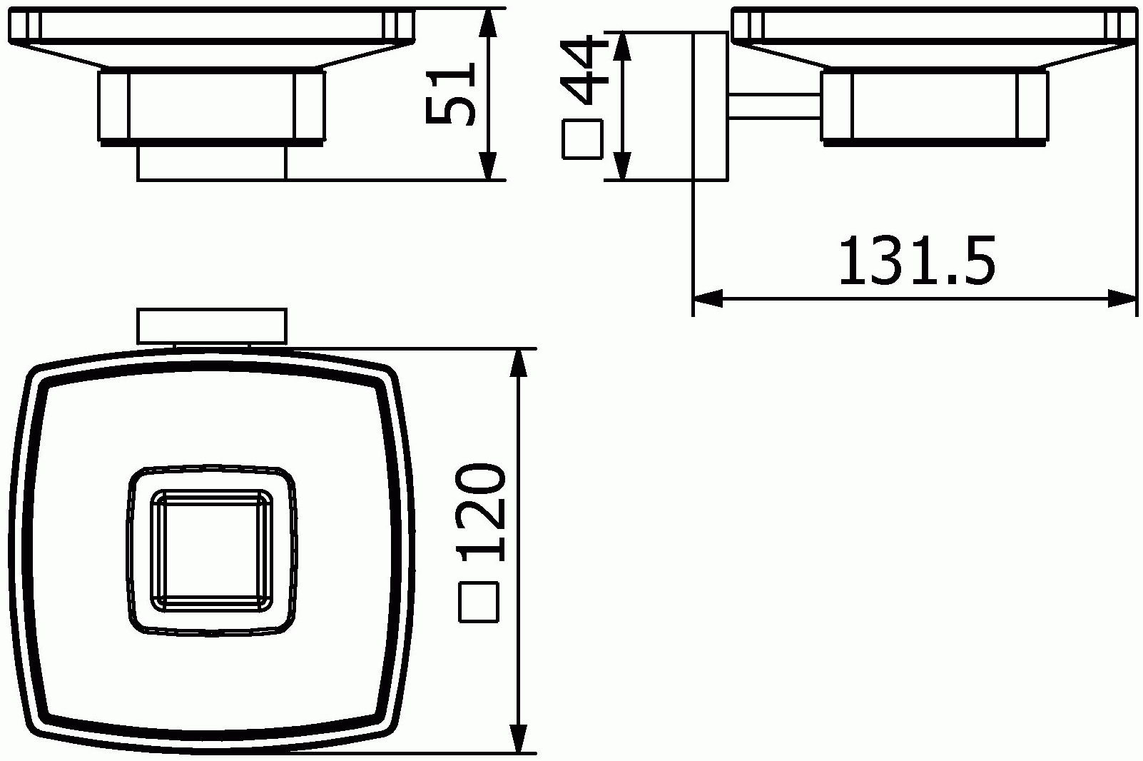 Langberger Ledro 21815A Мыльница настенная