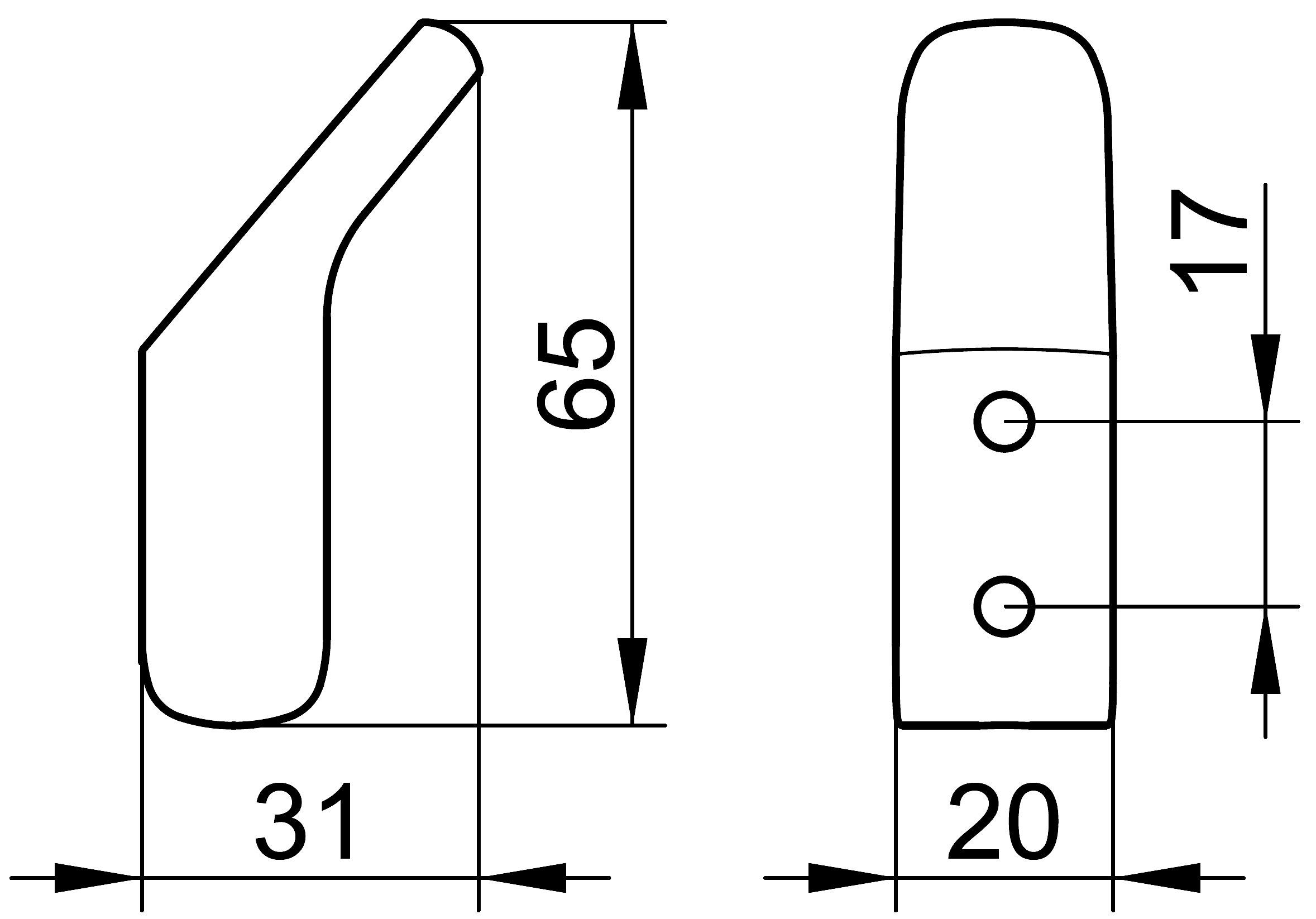 KEUCO Moll 12715 010000 Крючок