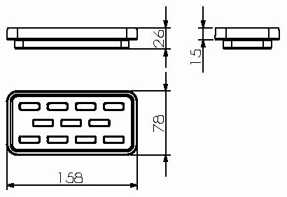 Langberger Melvin 32015A-00-01 Мыльница стеклянная матовая