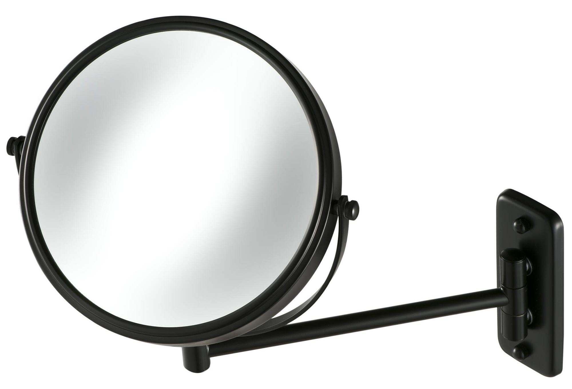 Geesa Mirror 911085-06 Косметическое зеркало Ø200 настенное 3X (чёрный)
