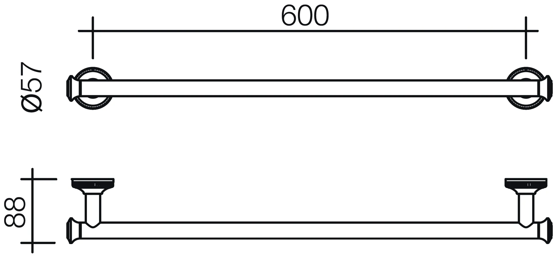 Schein Superior 7066037 Полотенцедержатель 60 см