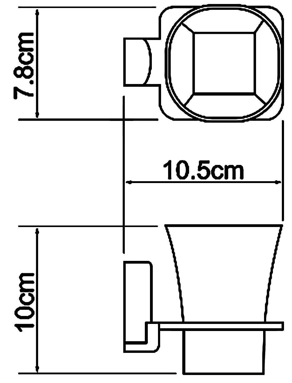 WasserKraft Leine K-5028 Стакан настенный