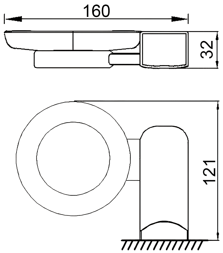 RUSH Thira TR36411 Мыльница настенная