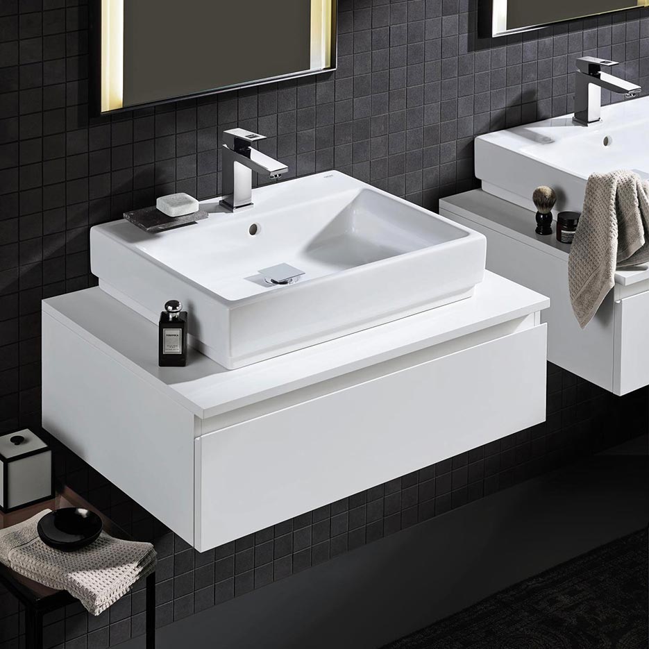 Grohe Cube Ceramic 39477 00H Раковина свободностоящая 600x490