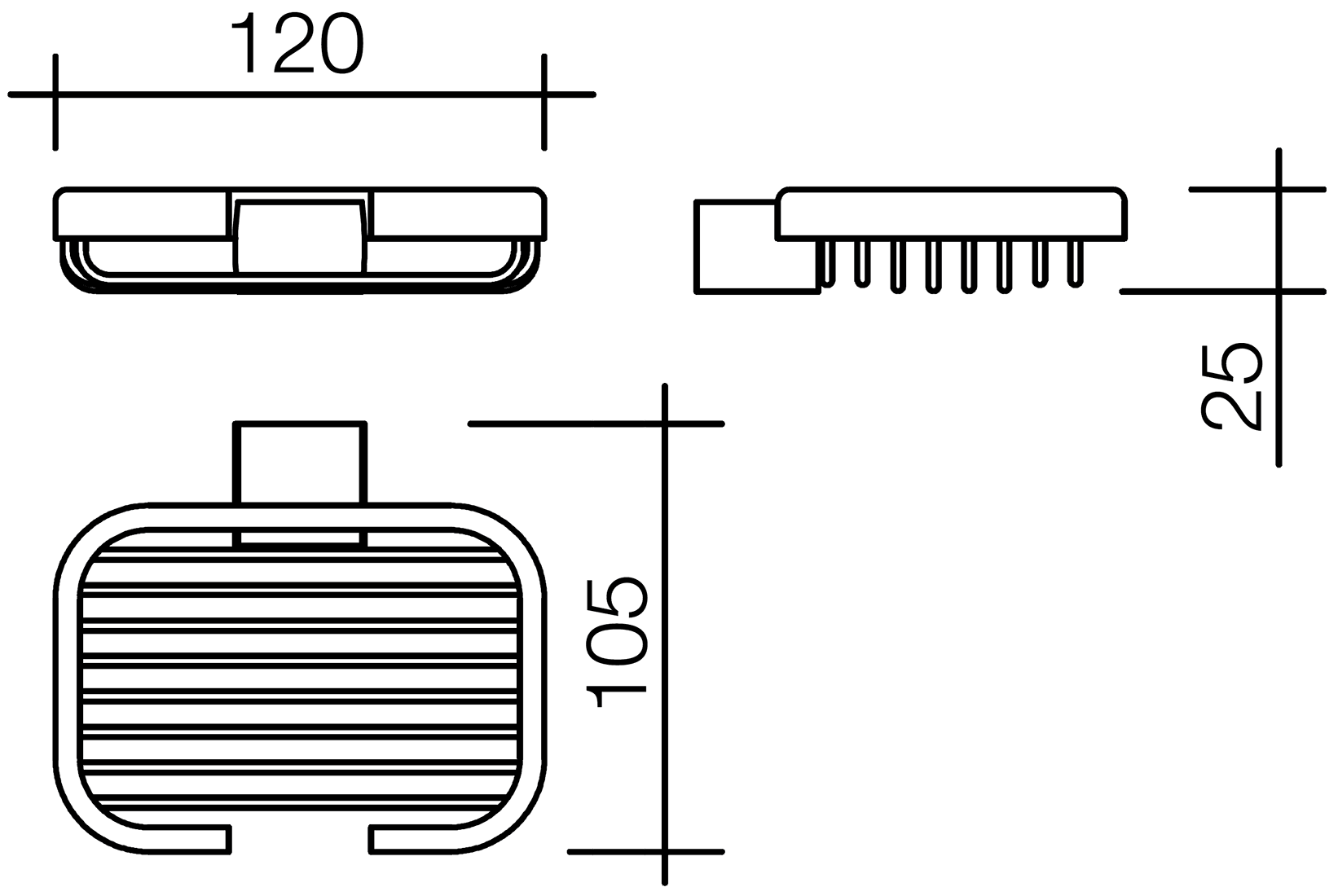 Schein Elite 7057009 Мыльница-решётка настенная