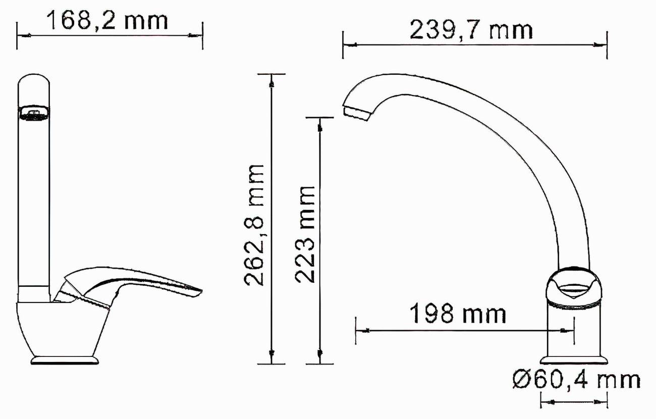 WasserKraft Rossel 2807 Смеситель для кухни