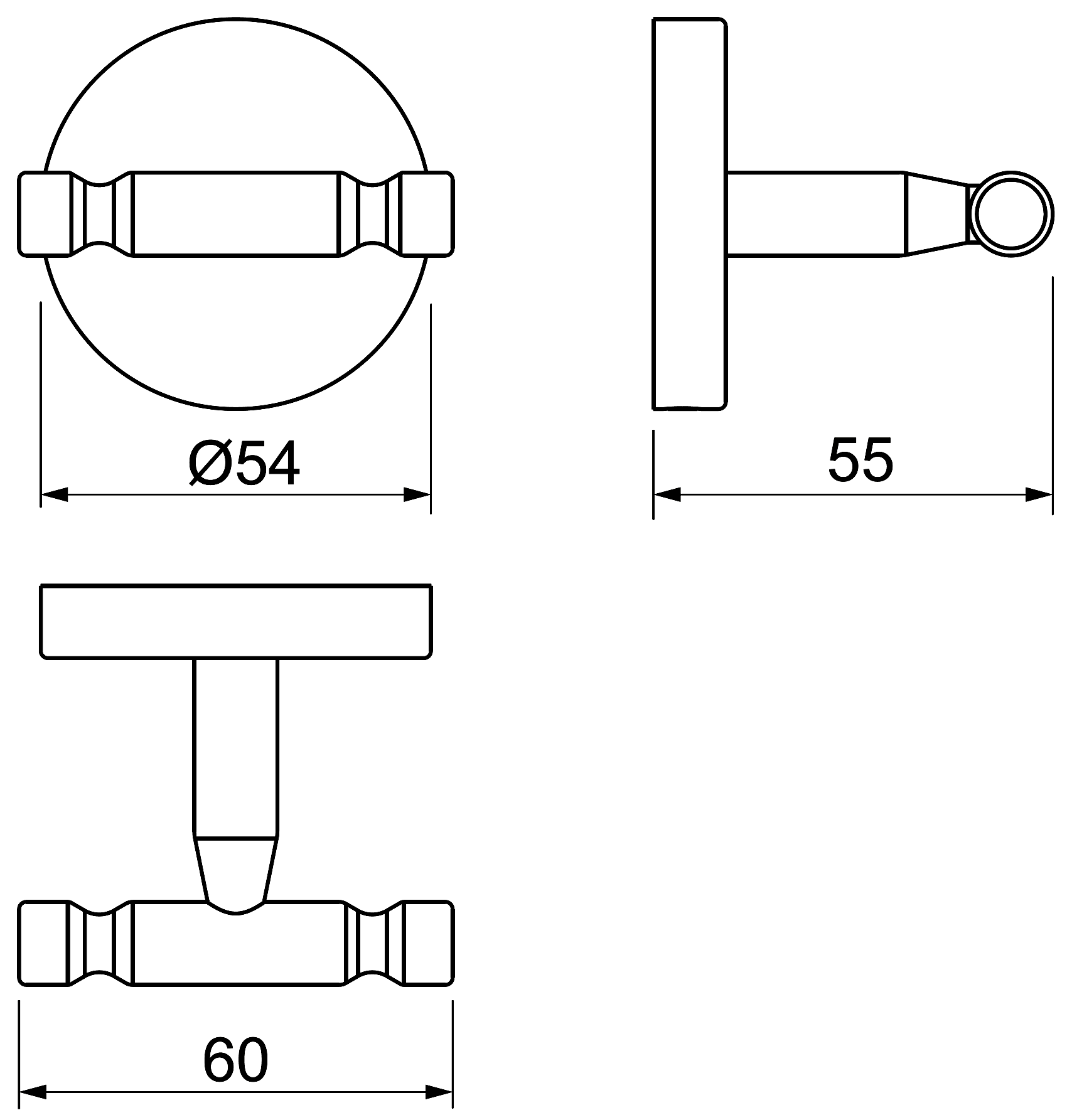 Grohe BauCosmopolitan 40461 001 Крючок двойной