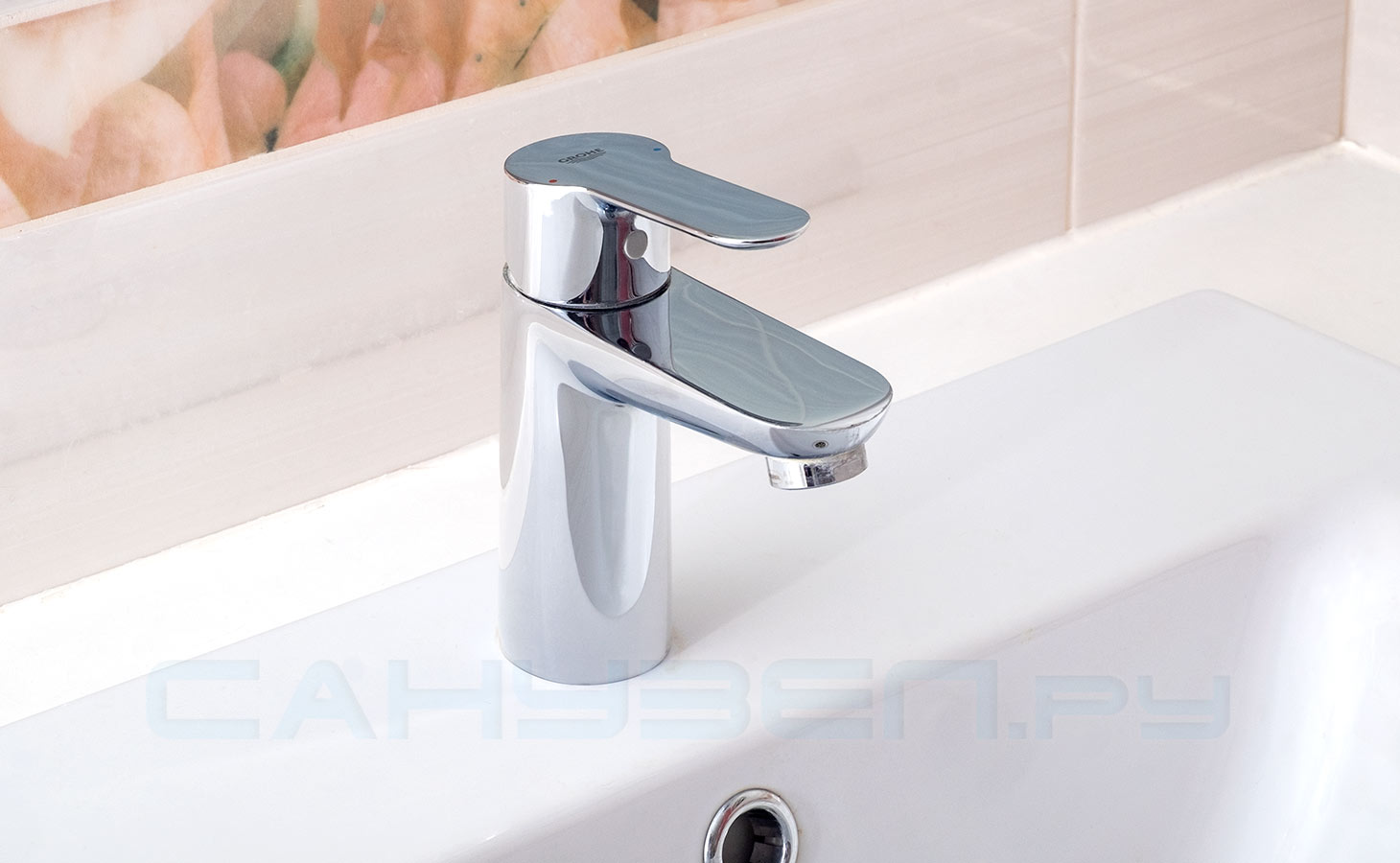 Grohe BauEdge 23330 000 Смеситель для раковины без донного клапана