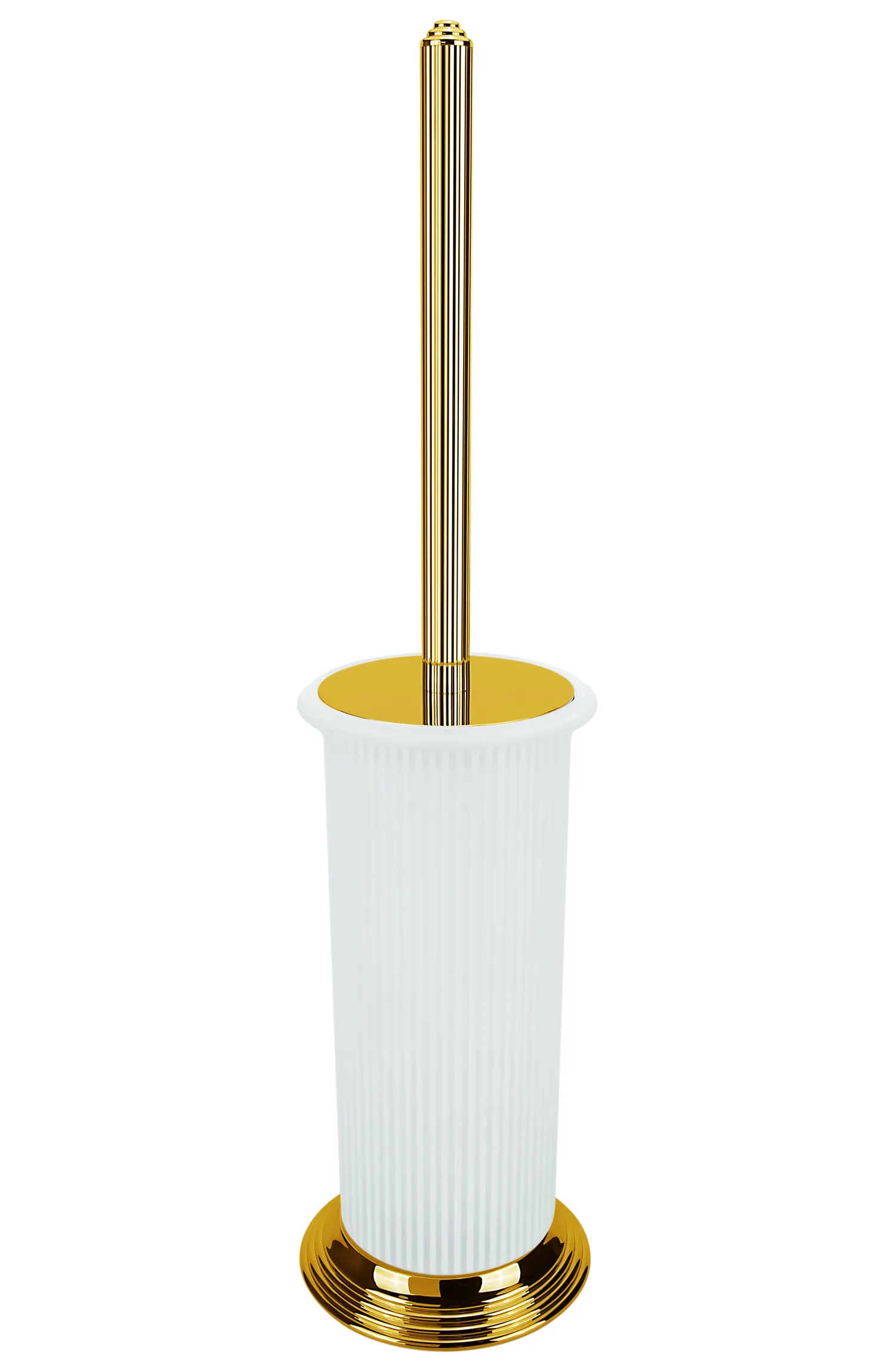 Colombo Hermitage B3306 HPS Ёршик для унитаза напольный (золото)