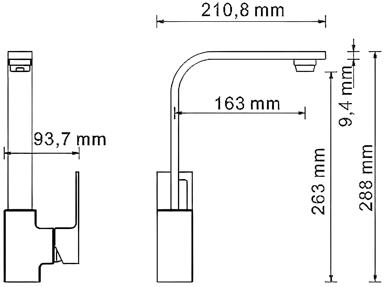 WasserKraft Alme 1507 Смеситель для кухни