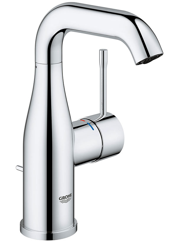 Grohe Essence+ 23462 001 Смеситель для раковины с донным клапаном (M-Size)