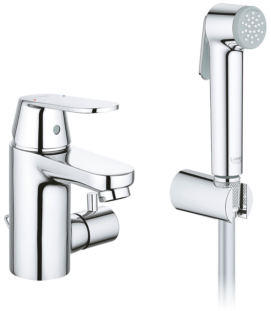 Grohe Eurosmart Cosmopolitan 23433 000 Смеситель для раковины с гигиеническим душем