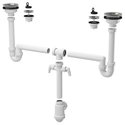 Сифон для стиральной машины Alcaplast APS3P с вентиляционным клапаном