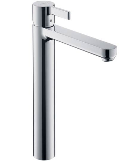 Hansgrohe Metris S 31022 000 Highriser  Смеситель для свободностоящей раковины