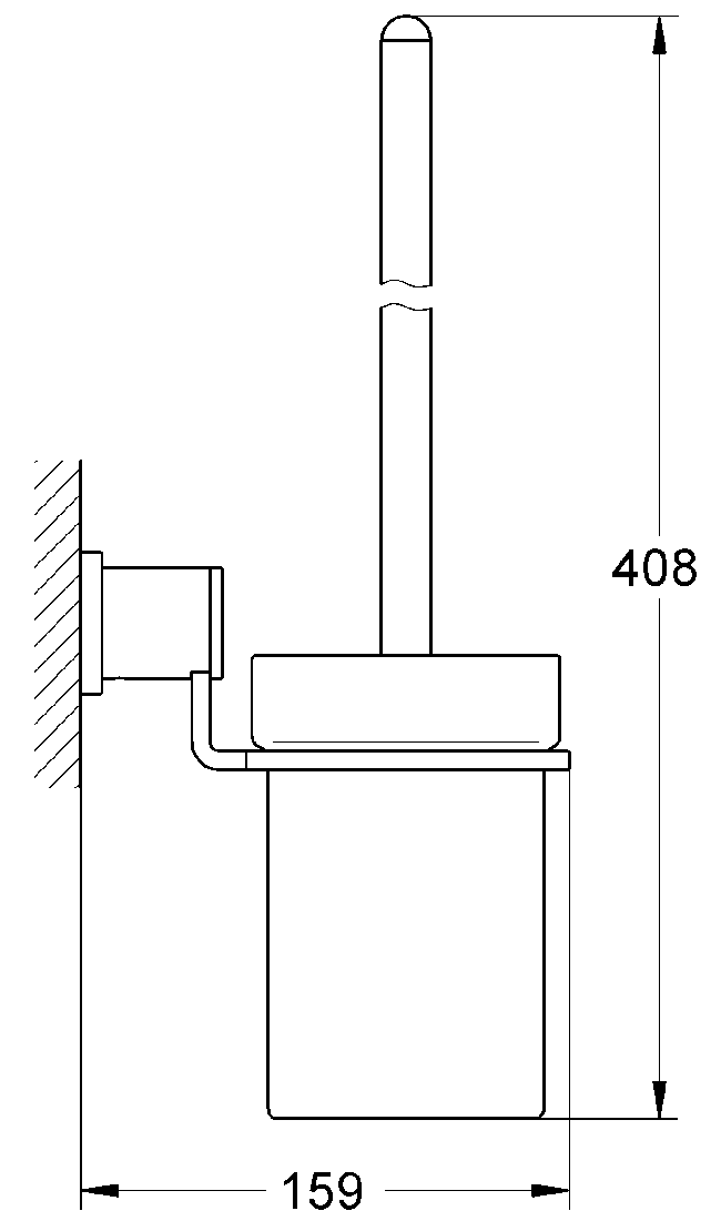 Grohe Allure 40340 000 Ёршик настенный