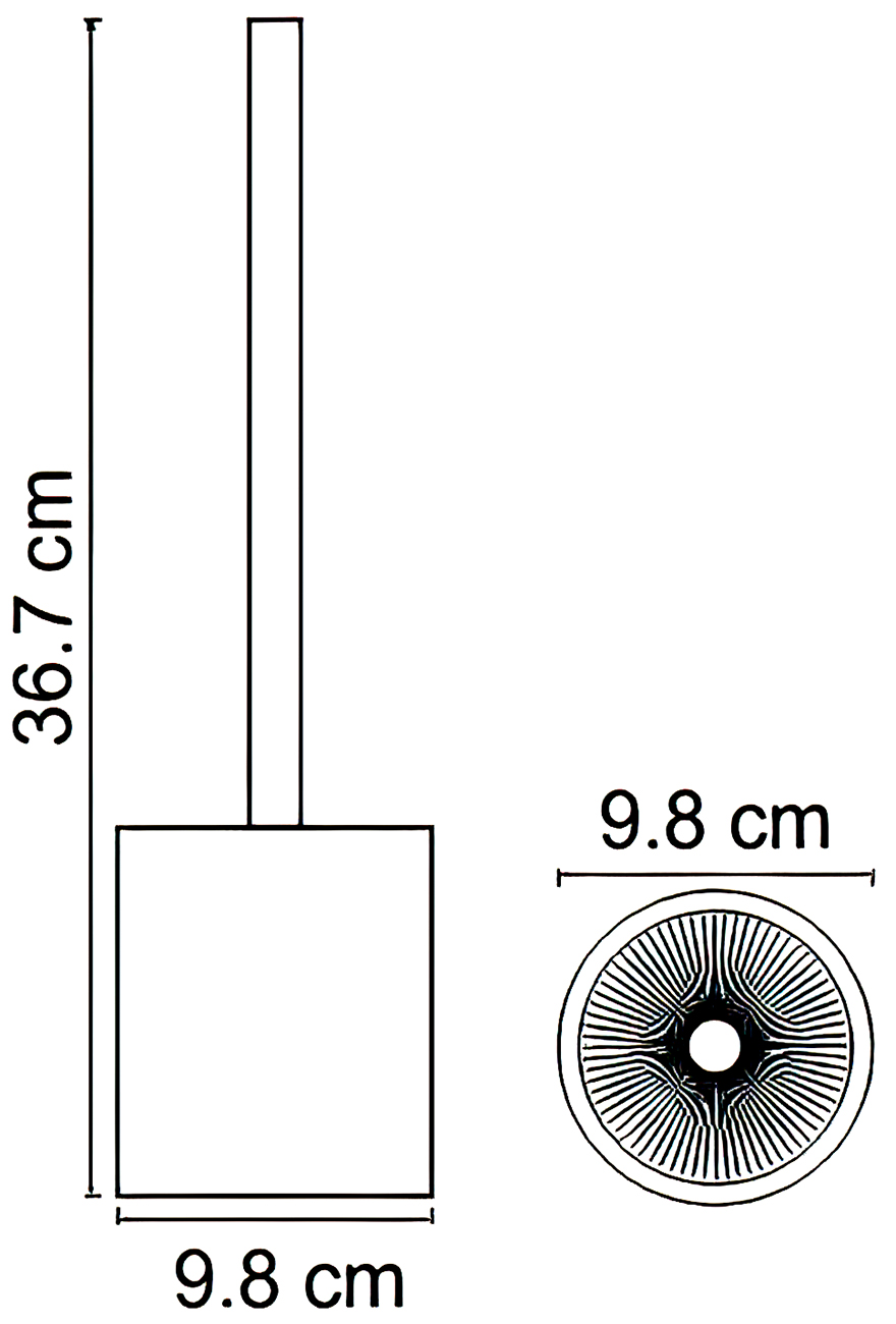 WasserKraft Berkel K-4927 Ёршик напольный (белый)