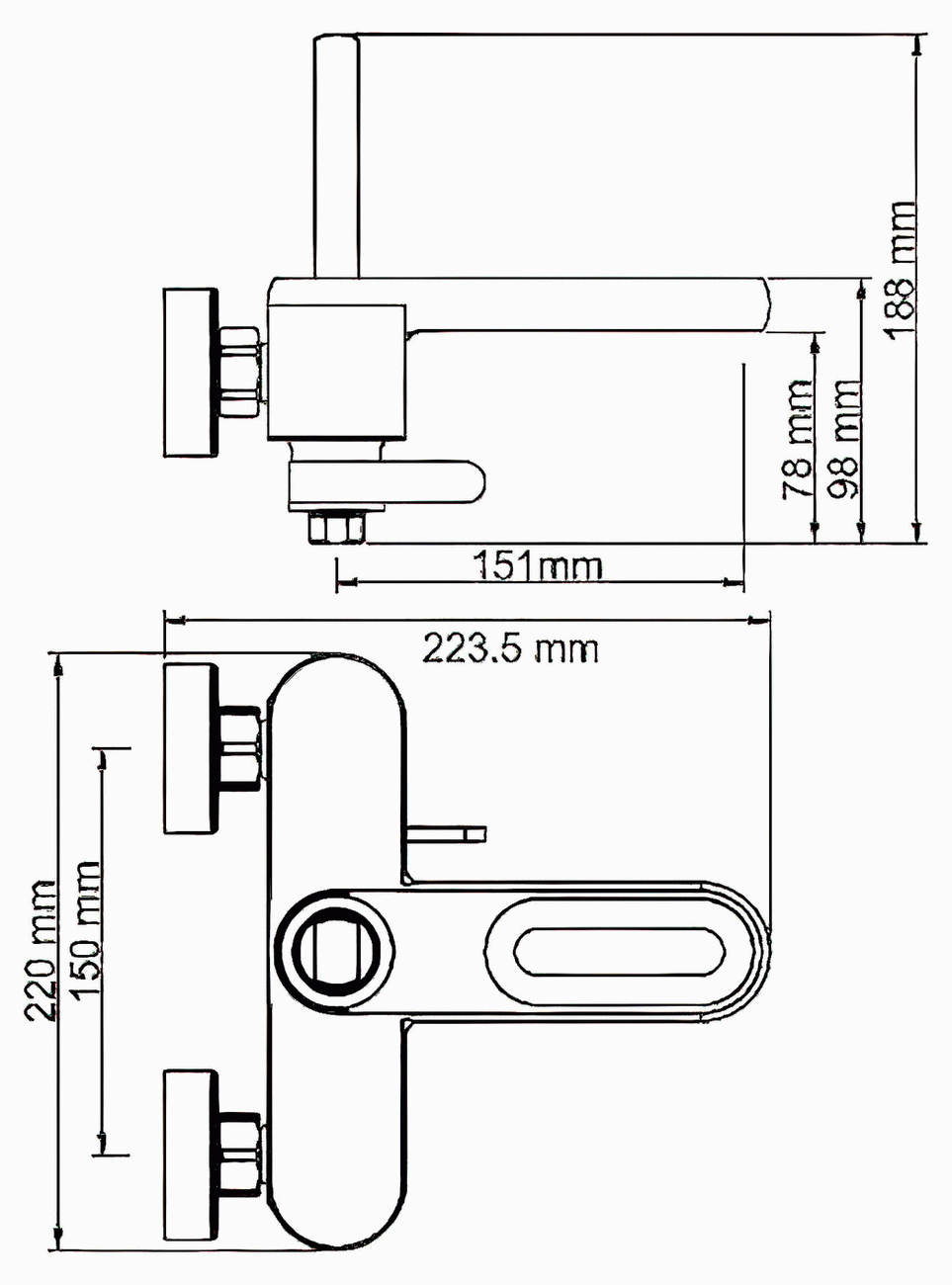 WasserKraft Kammel 1801 Смеситель для ванны