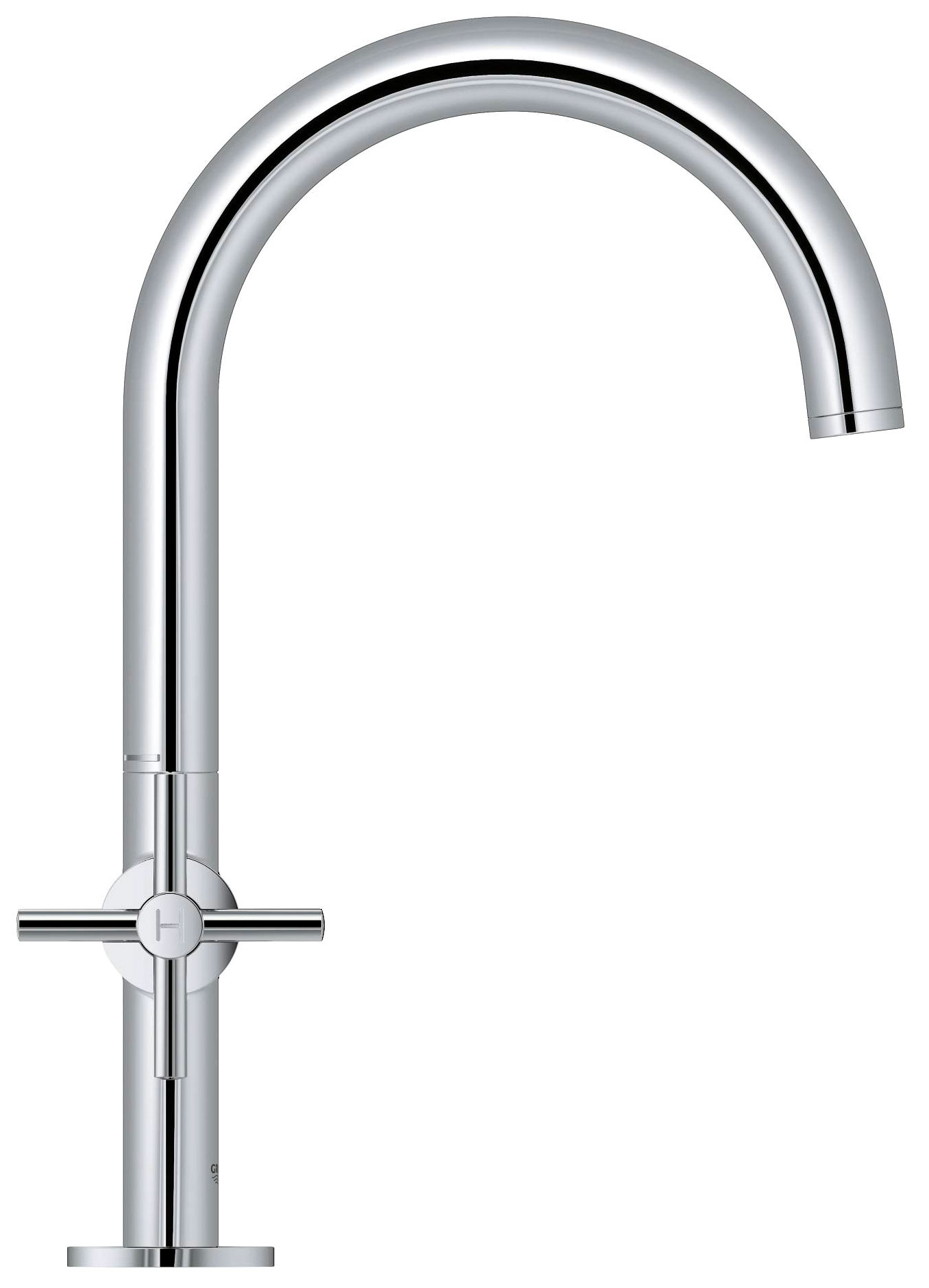 Grohe Atrio 21019 003 Смеситель для раковины высокий с донным клапаном