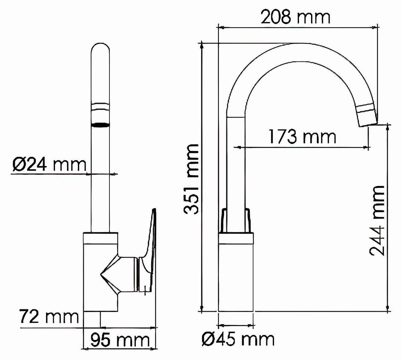 WasserKraft Wiese 8407 Смеситель для кухни