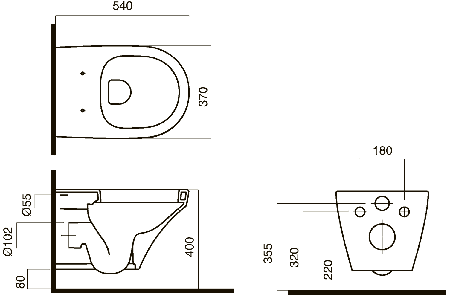 AM·PM Inspire C501738WH Унитаз подвесной с сиденьем и крышкой