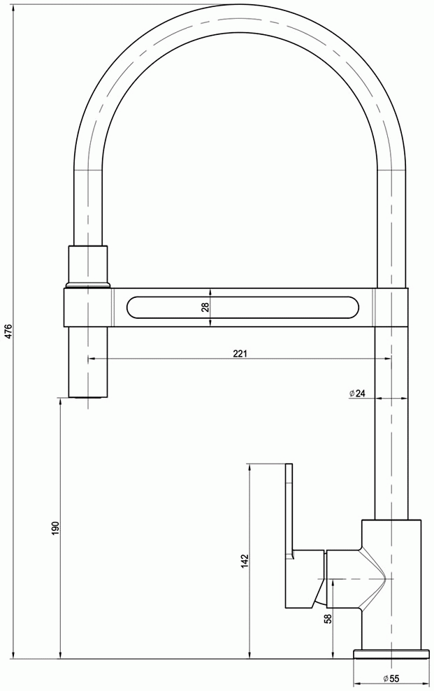 Lemark Soul LM6006C Смеситель для кухни