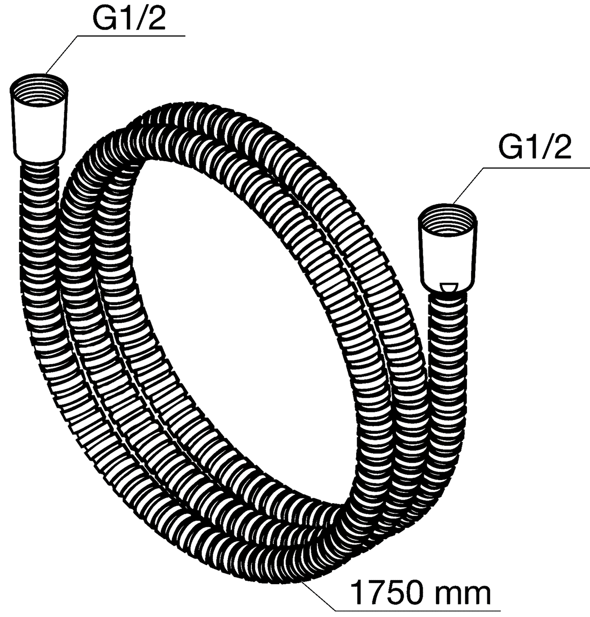 AM·PM F0400264 Душевой шланг 1.75 м