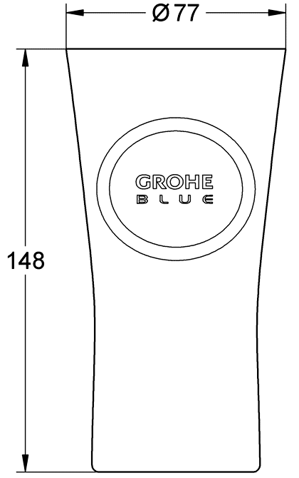 Grohe Blue® 40437 000  Набор стаканов 250 мл (6 шт.)