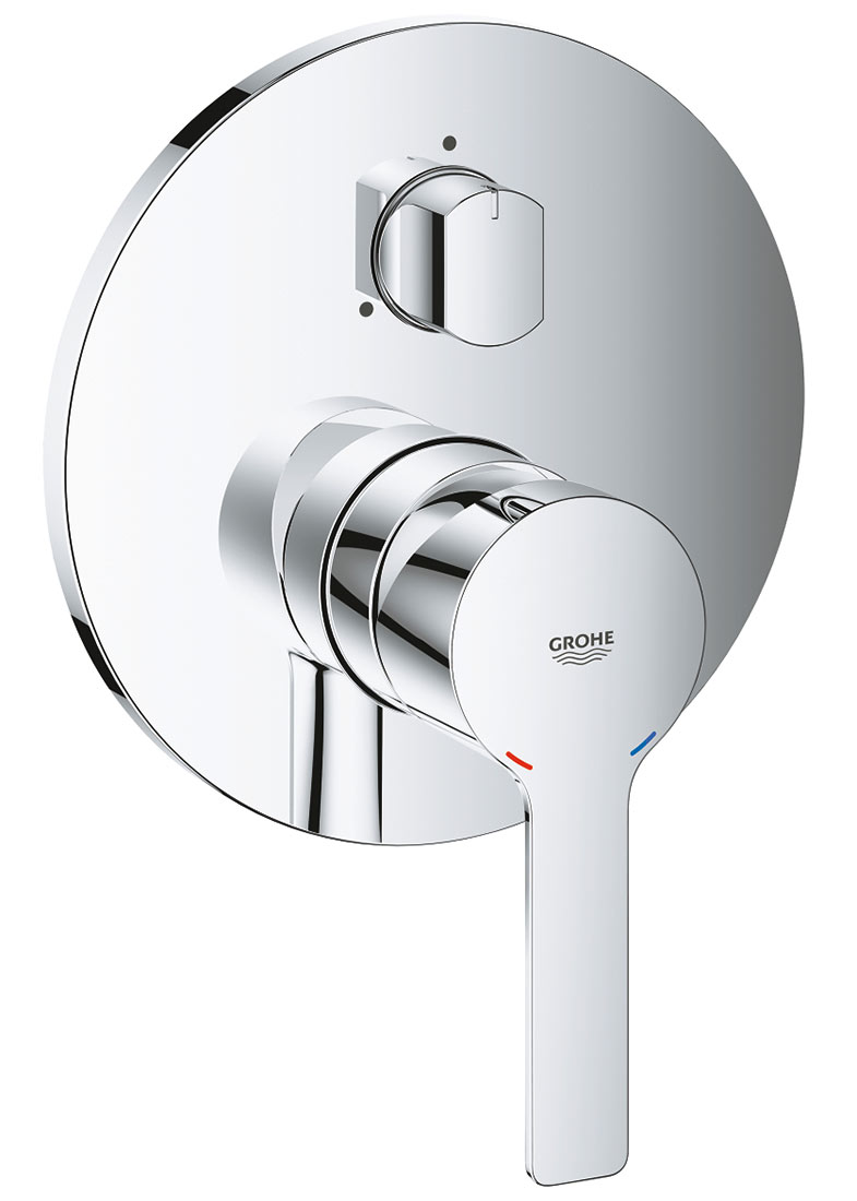 Grohe Lineare 24095 001 Внешняя часть встроенного смесителя для ванны/душа на 3 выхода